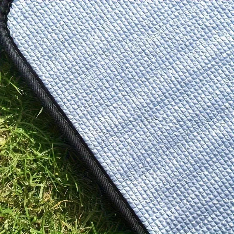 Camping Mat Foam Foil Blanket Aluminum Insulation Foam Foil Mat Sleeping Pad Thermal Outdoor Tent Footprint Reflecting Heat