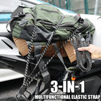 Bicycle Luggage Rope Elastic Carrier Rack Straps Elastic Rubber Belt Buckle Rope Belt with Hook Mountain Bike Bag Accessories