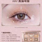 Flower Knows The Sweetie Bear Collection Eyeshadow Palette 6 Colors Glitter Matte Natural Bronzer Multi Use Kawaii Makeup
