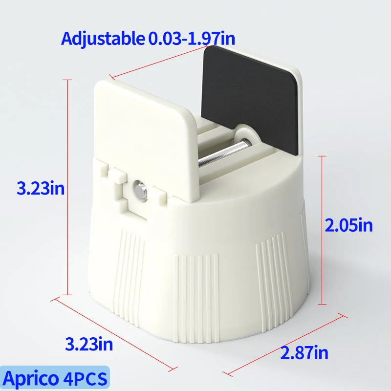 Adjustable Splint-Type Lift Pads: Moisture-Proof, Shockproof For Furniture Legs; Fits Table/Chair/Stool Legs For Heightening