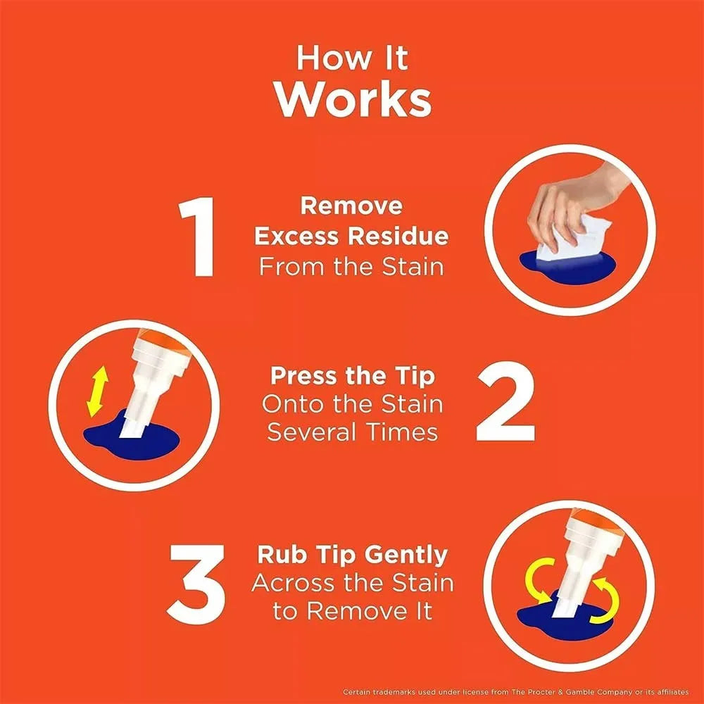 1/3/6 Portable and Convenient Stain Remover Pen for Emergency Stain Removal-Water-free,Suitable for Various Fabrics,Oxygen Formu