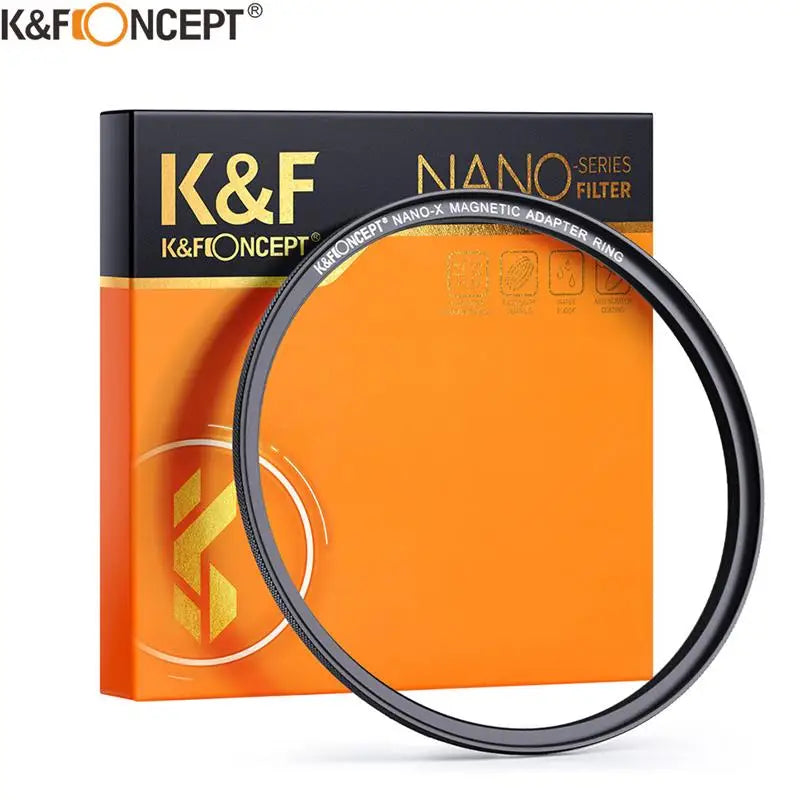 K&F CONCEPT Magnetic Ring Adapters for K&F ND UV CPL Magnetic Camera Lens Filters 49mm 52mm 55mm 58mm 62mm 67mm 72mm 77mm 82mm