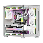 LDPCSJ OEM PRISM 5 PRO Computer Chassis Fan 12cm ARGB 4 Pin PWM Quiet Cooling Fan 12V Large Air Volume 45.2CFM/600-1800RPM