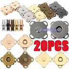 20-2PCS Metal Snap Magnet Button Magnetic Fastener Clasp Closure Buckle for Clothes Bag DIY Craft Sewing Accessories 14mm 18mm