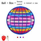 Flying Ball Boomerang Flyorb Magic With LED Lights Drone Hover Ball Stress Release Flying Spinner Fidget Toys Kids Family Gifts