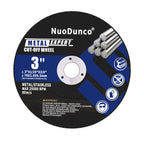 76mm Metal Cutting Disc for Angle Grinder 9.5mm Bore Cut off Wheel Stainless Steel Sanding Grinding Saw Blade for Metal