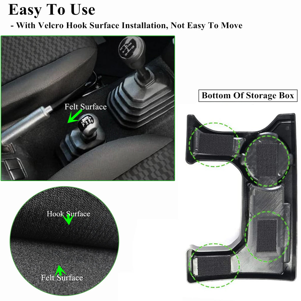 Car Gear Shifter Storage Box Center Console Stowing Tidying Organizer Insert Tray For Suzuki Jimny 2019-2025 Accessories