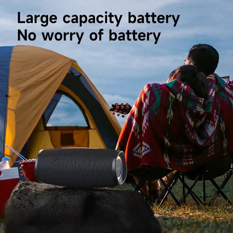 ZEALOT-S56 Bluetooth Speaker 40W Output Power Bluetooth Speaker with Excellent Bass Performace IPX6 Waterproof Camping Outdoor
