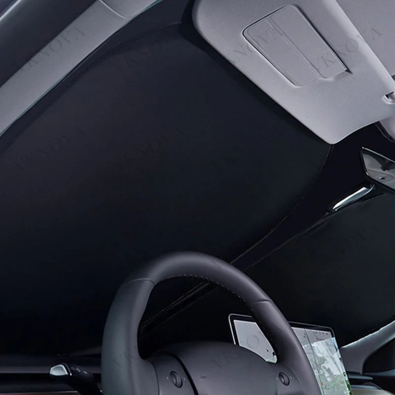 For Tesla Cybertruck 2026 23 Sun Shade Front Rear Side Window Sunshade Windshield Sun Visor Outdoor Camping interior Accessories