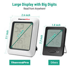 Thermopro TP50 Digital Thermometer Hygrometer Indoor Electronic Environmental Room Thermometer Weather Station For Home