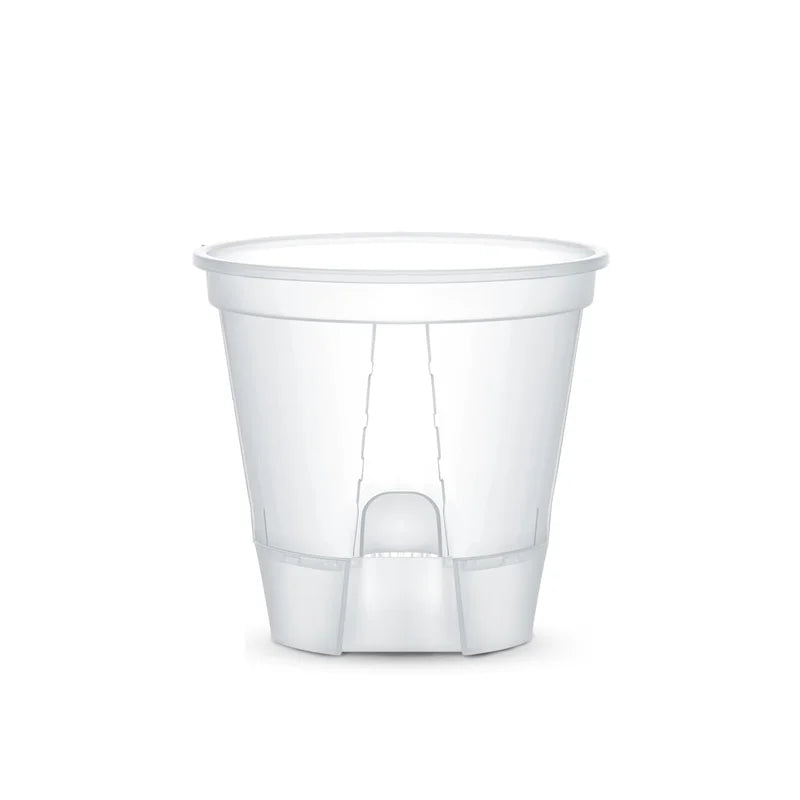 5Pcs Self-watering Pot Transparent Flowerpot with Reservoir Indoor Planter for Plants  Plastic Orchid Pot Home Bonsai Decor