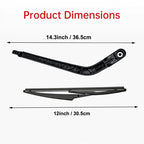 Car Replacement Windscreen Windshield Rear Wiper Arm And Blade For Toyota Yaris Vitz 1999 2000 2001 2002 2003 2004 2005