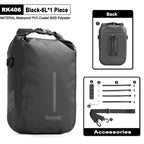Rhinowalk Bicycle Front Fork Bag Waterproof Quick Release 4L/6L, Black Blue Olive Orange