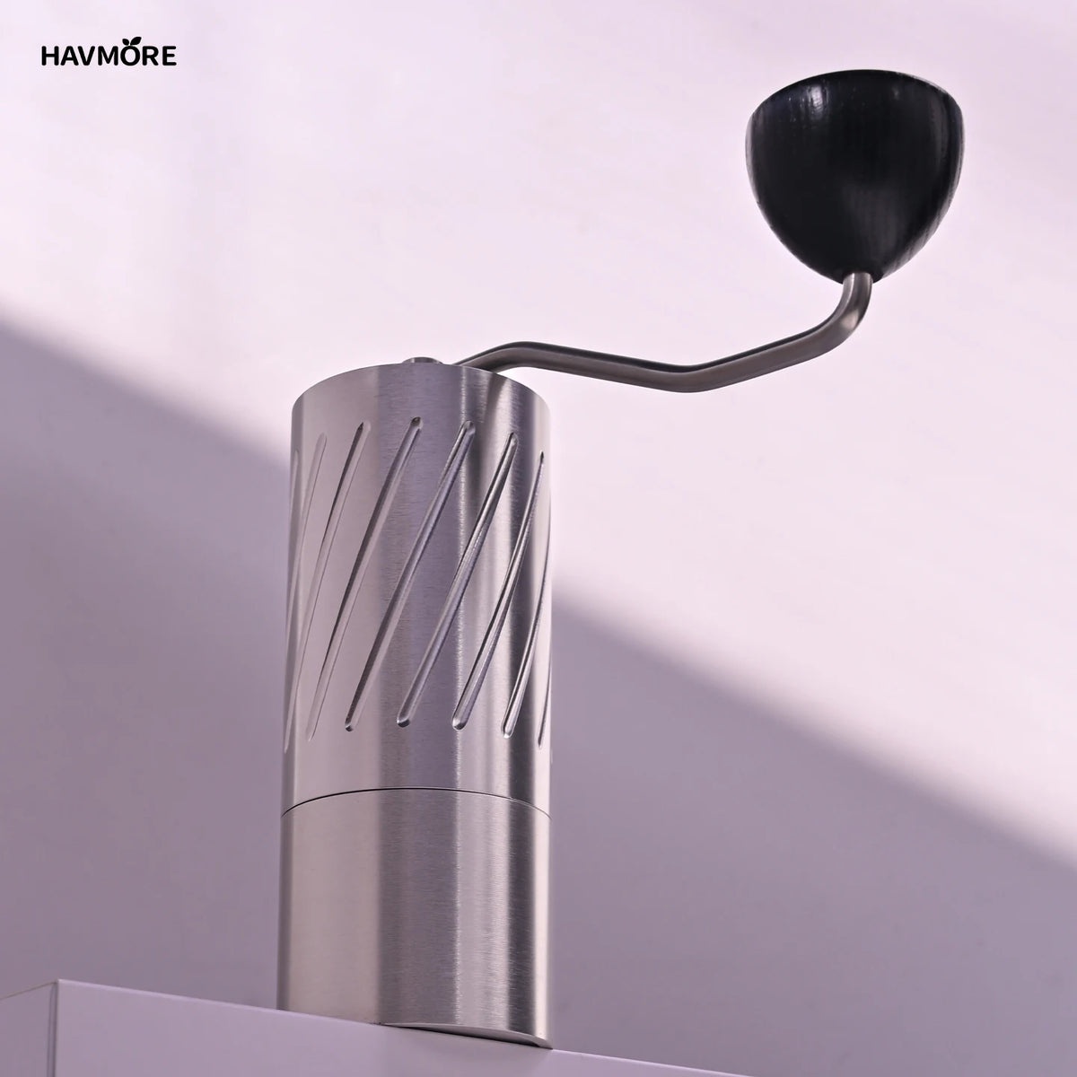 NEW High Quality Portable 420 Stainless Steel 7-Star Conical Burr Manual Hand Coffee Grinder