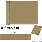 Balcony Privacy Screen Patio Fence Screen for Balcony Cover Waterproof Garden Sunshade Cloth with Grommets UV Protection Shelter