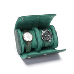 Embers Green Watch Roll 1 2 3 slots Luxury Genuine Watch Storage Box Travel Bag Watch Case Gift Box For Rolex