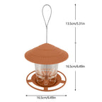 Garden Gazebo Hanging Wild Bird Feeder Outdoor Container With Hang Rope Pet Bird Feeding House Type Bird Feeder New Dropshipping