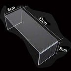 Clear acrylic U-shape display riser stand set, jewelry cupcake shoe figure shelf (1pc/3pcs/5pcs)