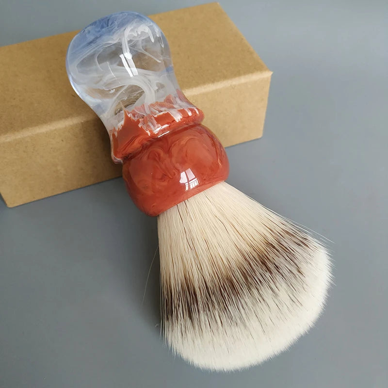 DSCosmetic Gentle Breeze Synthetic Shaving Brush, Soft Hair, Resin Handle, Blue
