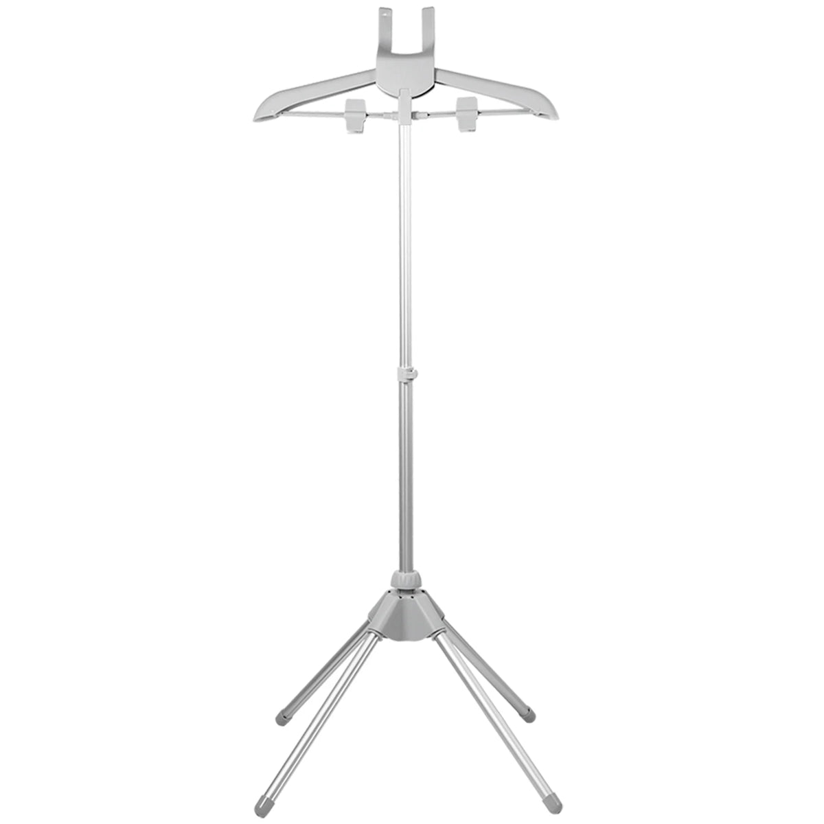 Steamer Stand Telescopic Garment Steamer Rack Height Adjustable Garment Foldable Standing Garment Hanger for Steaming Clothes