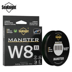 SeaKnight Brand W8 II 300M PE Fishing Line 8 Weaves Multifilament Braided Line Updated silicon resin coating Saltwater Fishing