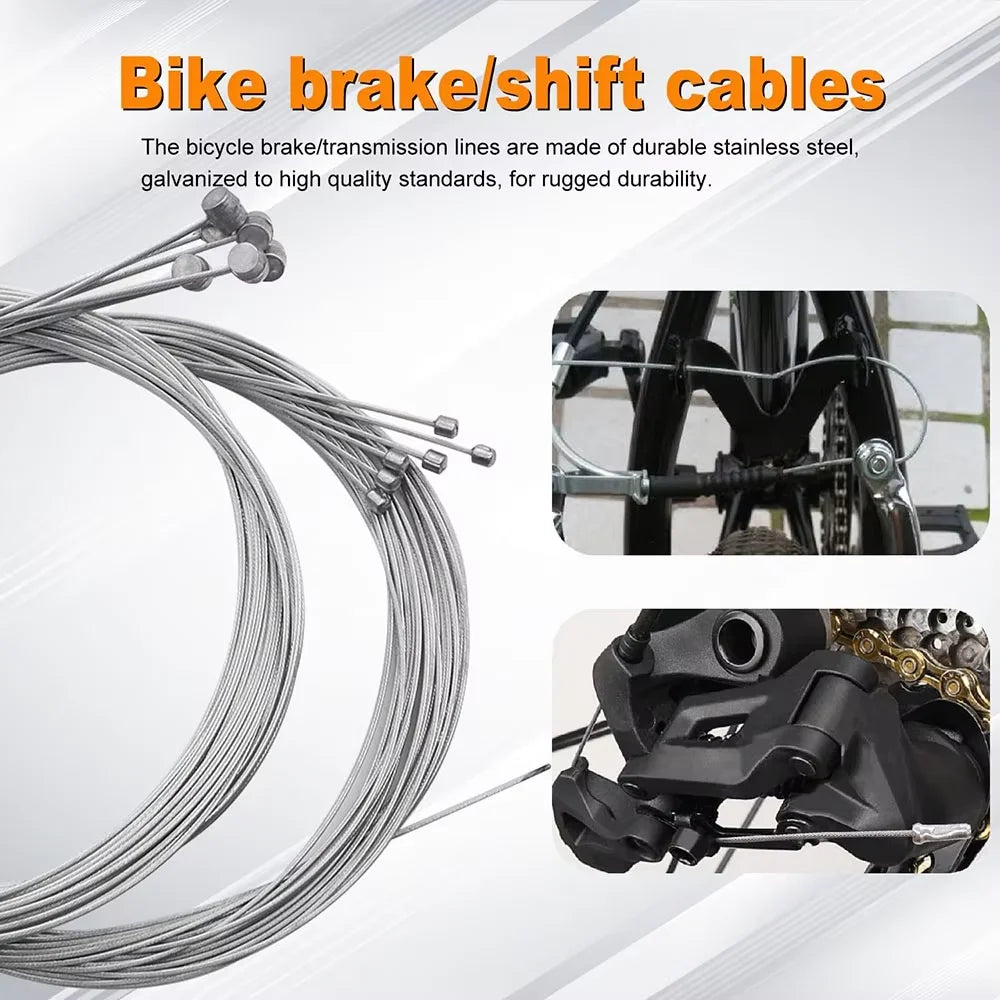1pcs/1set Stainless Steel Wire Cutter Bike Brake and Shifter Derailleur Cable Housing Kitfor Mountain Road Bike Repair Tool Set