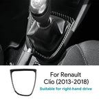 Carbon Fiber Gear Shift Frame Trim Sticker for Renault Clio 4 2013-2018 LHD/RHD