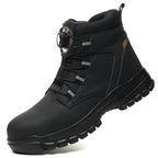 Lightweight Steel Toe Work Shoes for Men Construction Safety Sneakers Anti-Puncture Outdoor Boots with Anti-Smash Protection