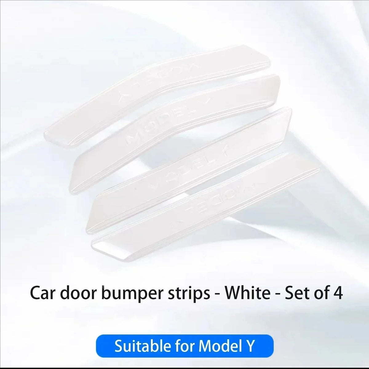 4PCS For Tesla Model 3 Y Juniper Highland 2025-2020 ABS Car Door Edge Stickers Anti-collision Strip Protection Decal Accessories