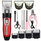 Dog Clipper Pet/Cat/Rabbit Hair Clippers Grooming  Haircut Professional Trimmer Shaver Set Pets Cordless Rechargeable Promotions