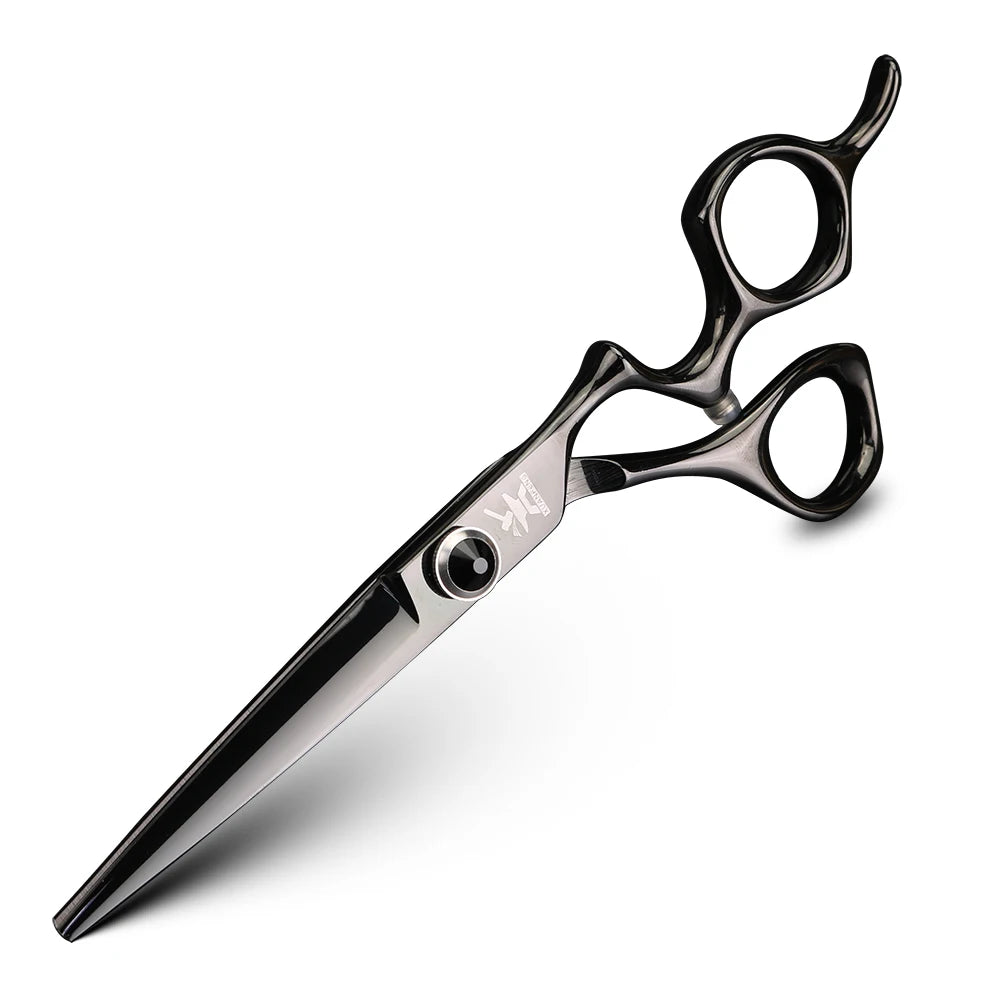 XUANFENG black Mirror Hair Scissors 6-inch JP440C Barber Cutting Scissors and Thinning Scissors Very Cool