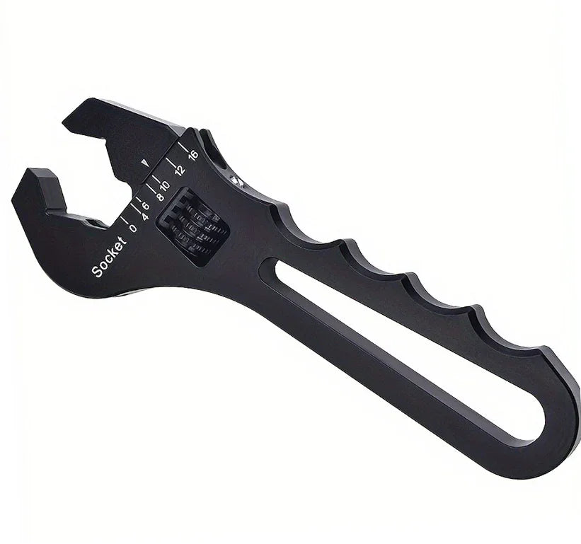 Adjustable AN Aluminum Wrench Hose Fitting Tool Aluminum Spanner AN3-AN12 Wrench Spanner Fitting Tools