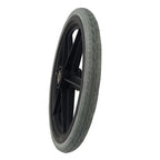 16x1.75 Solid Wheelchair Rear Tire with Hub for 16 Inch Wheel, 1pc
