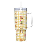 Stay Cozy or Cool: Versatile Thermal Tumbler + Straw