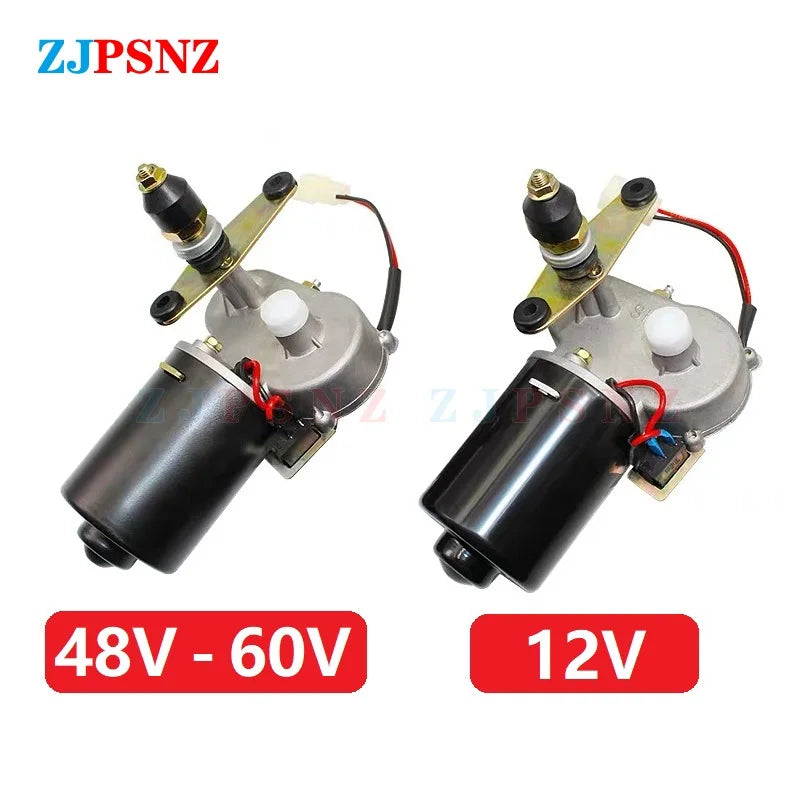 Electric wiper motor kit 12V or 48V/60V with or without switch for e-bike tricycle