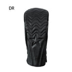 Golf Headcover Golf Wood Cover PU Leather Golf Club Covers For Driver Fairway Hybrid Waterproof Protector Set Golf Accessories