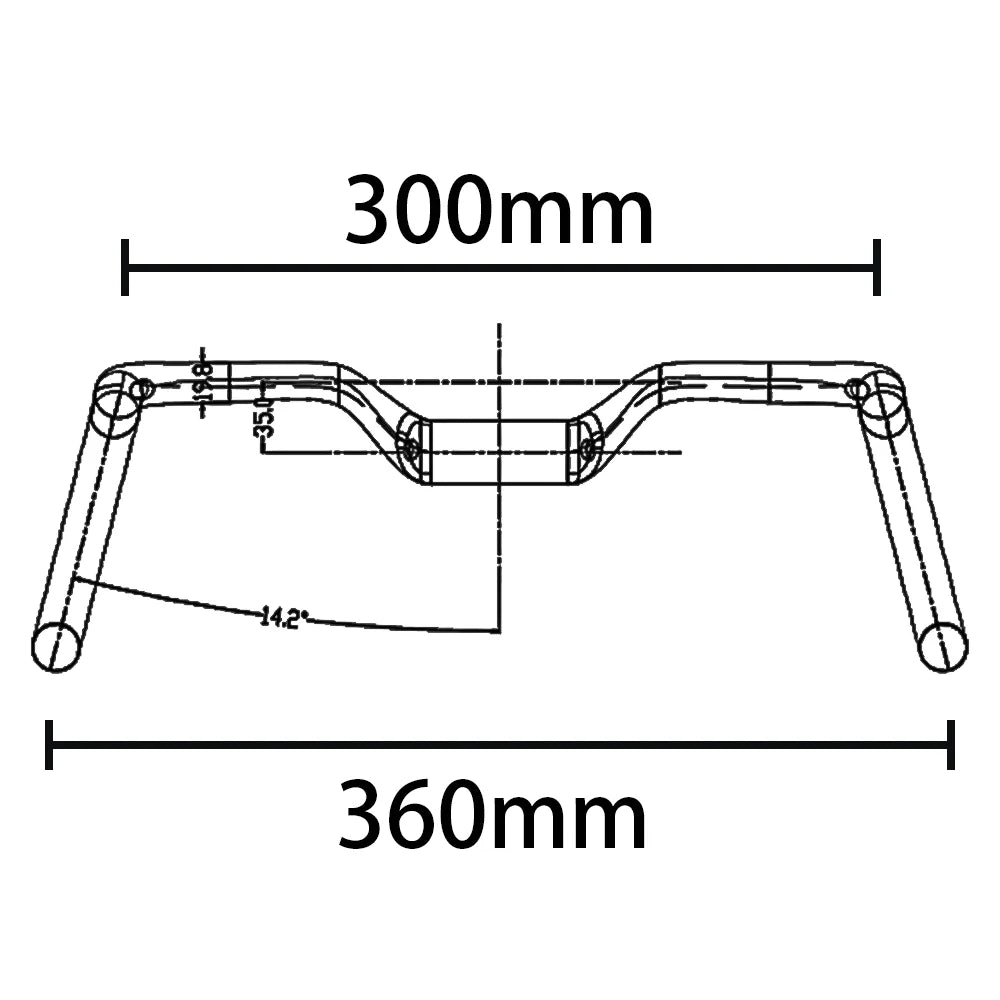 2024 Gravel handle 14 ° Carbon Bicycle Handlebar Aero Handlebar Drop Lift Road Bike Handlebar Internal cable Fixed tooth track