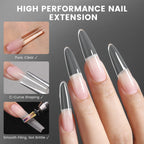 YOKEFELLOW PUREFORM Poly Gel Nail Extension Gel 50g Hard Builder Gel Pink Red