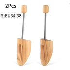 Wooden Shoe Trees Men Woman internal support Shoes Tree Anti Deformation Shoes Stretcher Shaping Anti Wrinkle Shoe Lasts 2Pcs