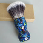 Dscosmetic blue galaxy G7 Soft and good backbone synthetic hair shaving brush for man wet shaving