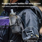 HIKEMAN Dyneema Water Bottle Holder Bag Phone Pocket and Quick-Adjust Strap Waterproof 420D Nylon for Cycling Hiking Camping