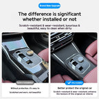 For BMW 3 Series i3 G20 2020-2026 The stitching and sponge interior accessories on both sides of the central control gear panel