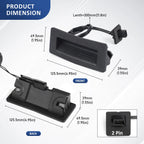 6240325  13223919 6240398 Black ABS Tailgate Switch Opening Button High Quality Car Accessories For Opel Astra H GTC L08