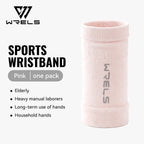 WRELS 1 Pair Compression Wrist Sleeves Half Finger Gloves with Thumb Hole Wrist Support Palm Wrap for Gym Fitness Weightlifting