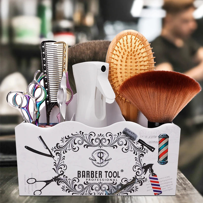 Barbershop Hairdressing Scissors Storage Holder Removable Dressing Table Hair Comb Clip Organizer Fashion Salon Hairstylist Tool