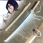 40inch Luminous Bleach Katana Kuchiki Rukia Sword Led Light Anime Cosplay Prop Knife Real Size Japanese Katana Samurai Sabre Toy