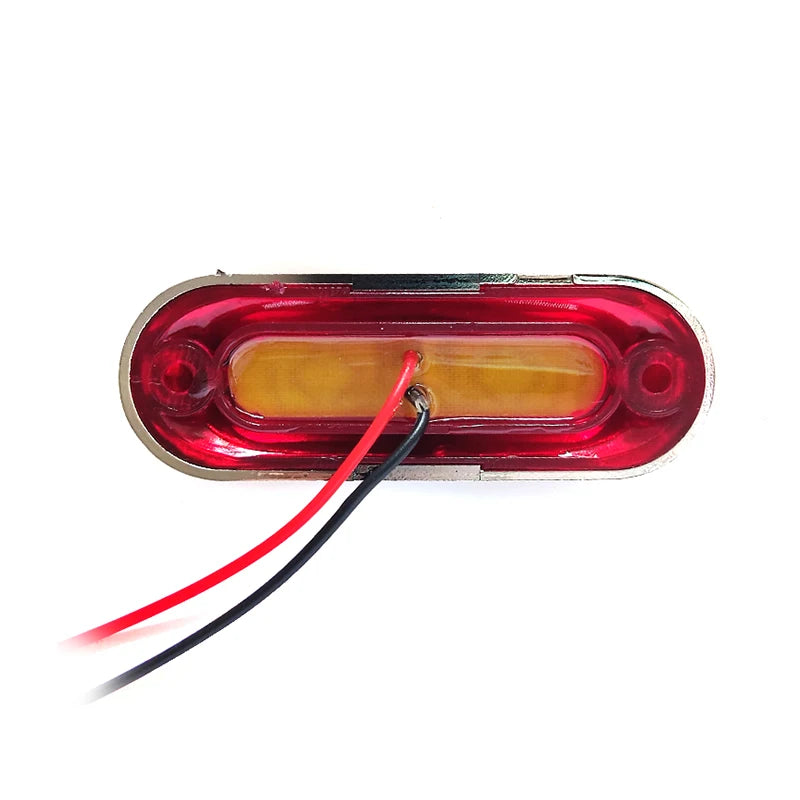 10pcs Side Marker Tail Light Amber 4 SMD 12V 24V Waterproof Led Marker Lamp Trailer Light Rear Side Lamp Truck Light