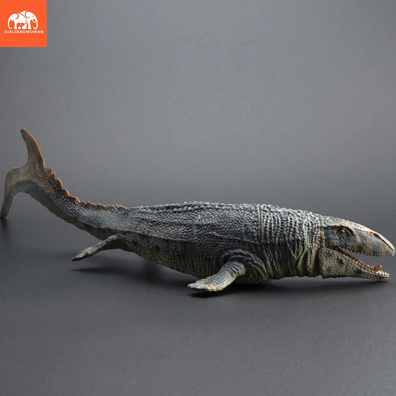 Large Prognathodon Mosasaurus Jurassic Marine Animal Model Toy Figurine Science Education Collection Decorative Gift