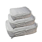 Luggage Cubes Organizer Portable Travel Storage Bag Compressible Packing Cubes Foldable Waterproof Travel Suitcase Nylon Handbag