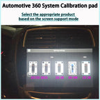 Car panoramic 3D 2D Calibration Cloth 360-degree Camera Surround Bird's-eye View System Debugging Cloth Special 4 Pieces/set